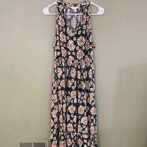 Lauren Conrad Green Maxi Dress